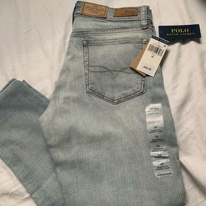 Ralph Lauren Polo blue jeans size 28 ~ The Tompkins skinny crop Jeans